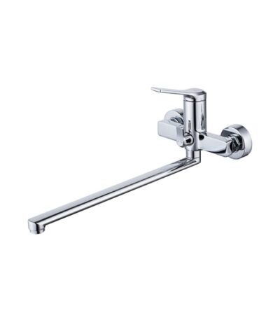 IDDIS Смеситель для ванны с длинным ИЗЛИВОМ, глянцевый хром, Parker, PARSB02i10WA