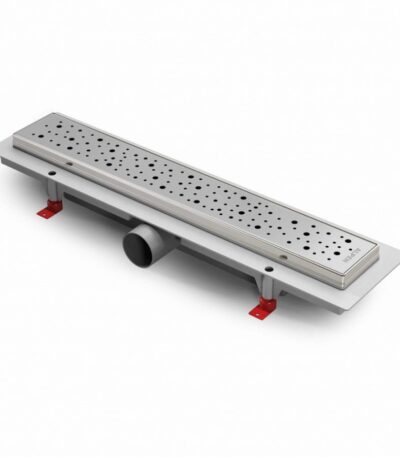 Drops 850 mm глянец Alpen Водоотводящий желоб с рамкой из нержавейки