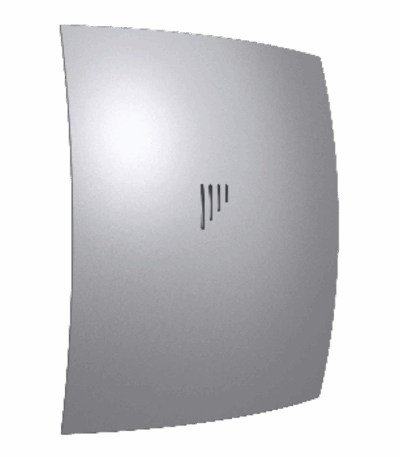 Вентилятор D100 BREEZE 4C с обратным клапаном Gray metal DICITI