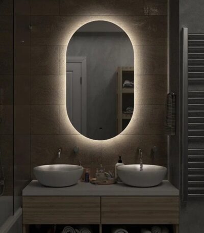 CONTINENT Зеркало " Fleur Led" 700*1200 с бесконтактным сенсором, теплая подсветка