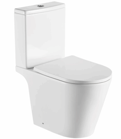 AQUATEK AQ1363B-00 Унитаз напольный безободковый БЕТТА с бочком и сиденьем 640*365*790 мм
