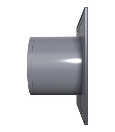 Вентилятор D100 SLIM 4C dark gray metall с обратным клапаном DICITI