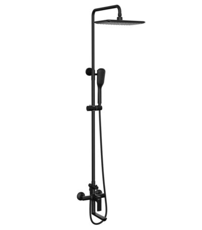 Lemark LM7262BL Смеситель Ursus для ванны и душа с регулируемой высотой штанги