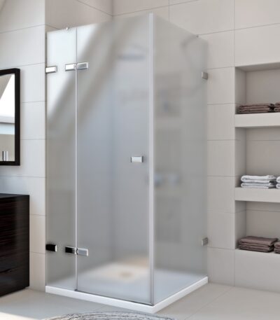 Душевое ограждение трехегментное Trend Square GK-863TWO 100*100 матовое, хром