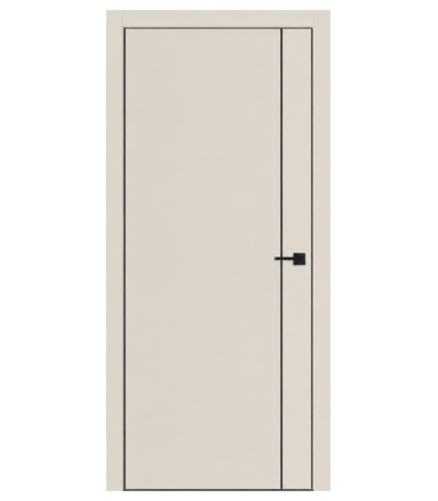 Дверь межкомнатная DV doors R-3, Кварцит, з-к m1895
