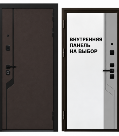 Входная дверь DORSTON PULSE, Муар 8019, Без панели